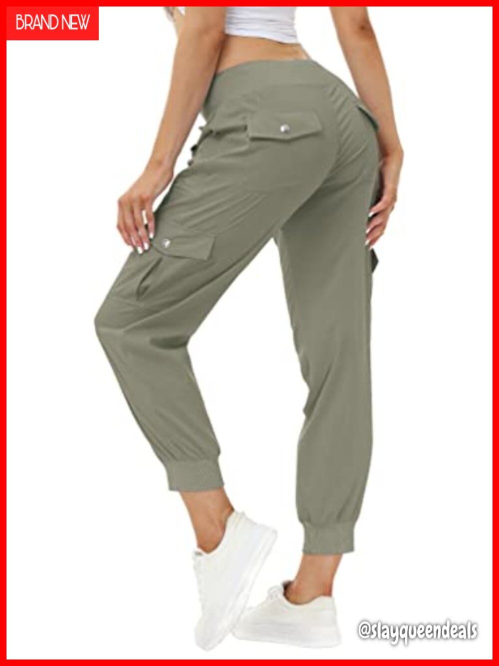 Women's Lightweight Hiking Cargo Pants Quick Dry Joggers with Pockets